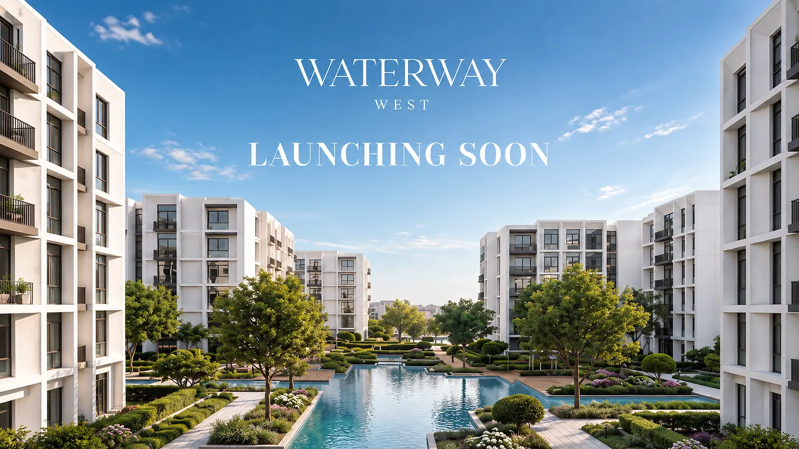 Location of Waterway West Compound in Sheikh Zayed
